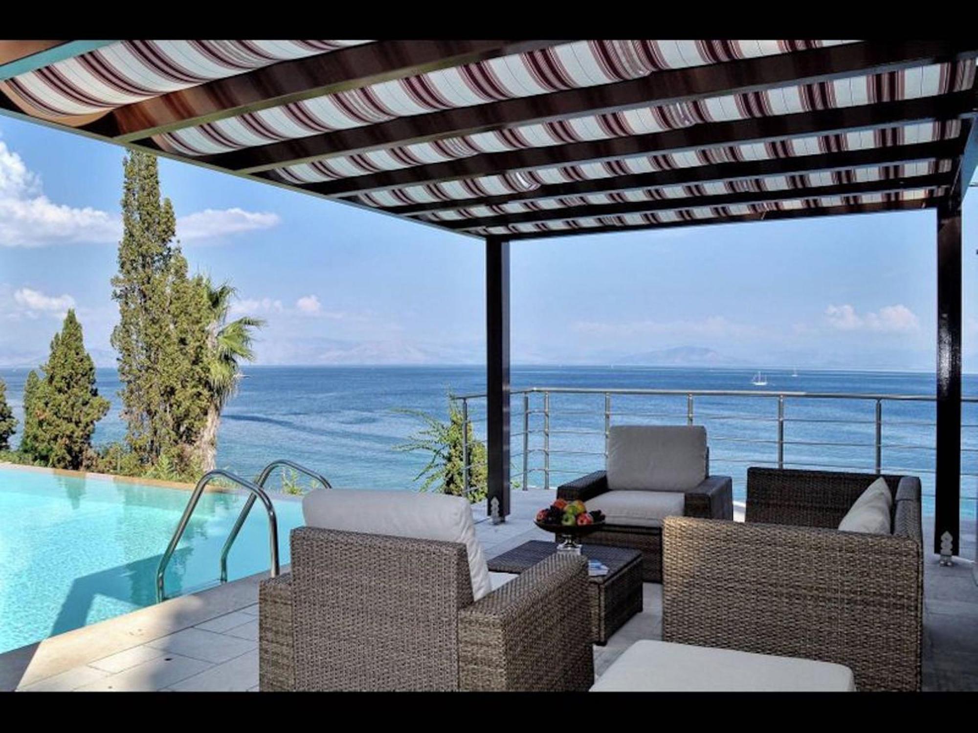 Corfu Dream Holidays Villa Hera เปรามา ภายนอก รูปภาพ